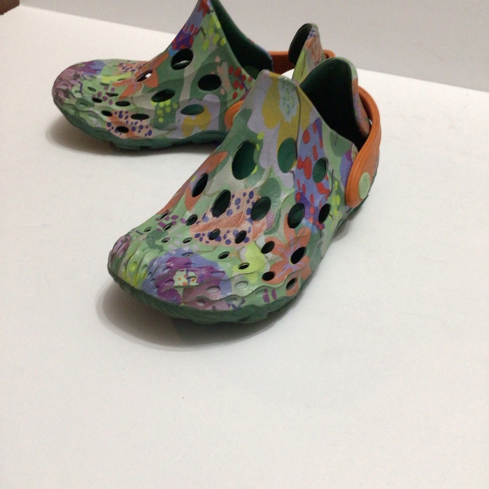 Merrell Kids Multicolor Water Shoes with Orange Strap - Picture 3 of 4
